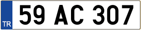 Truck License Plate